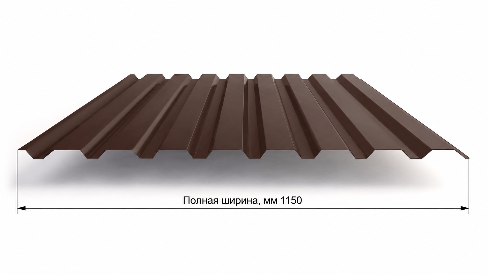 Ограждение из листа МП20 на металлических лагах